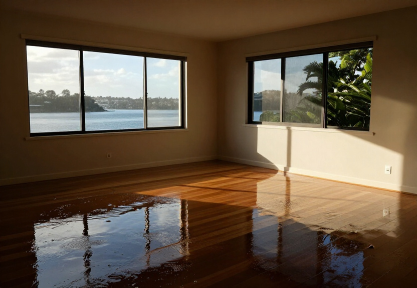 Musty odour in a Dean Park living room before treatment